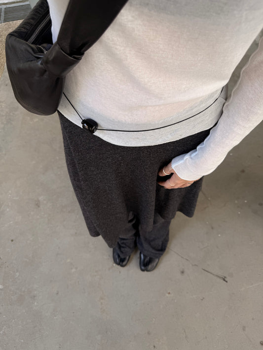 010 NATURAL YAK HORN NECKLACE