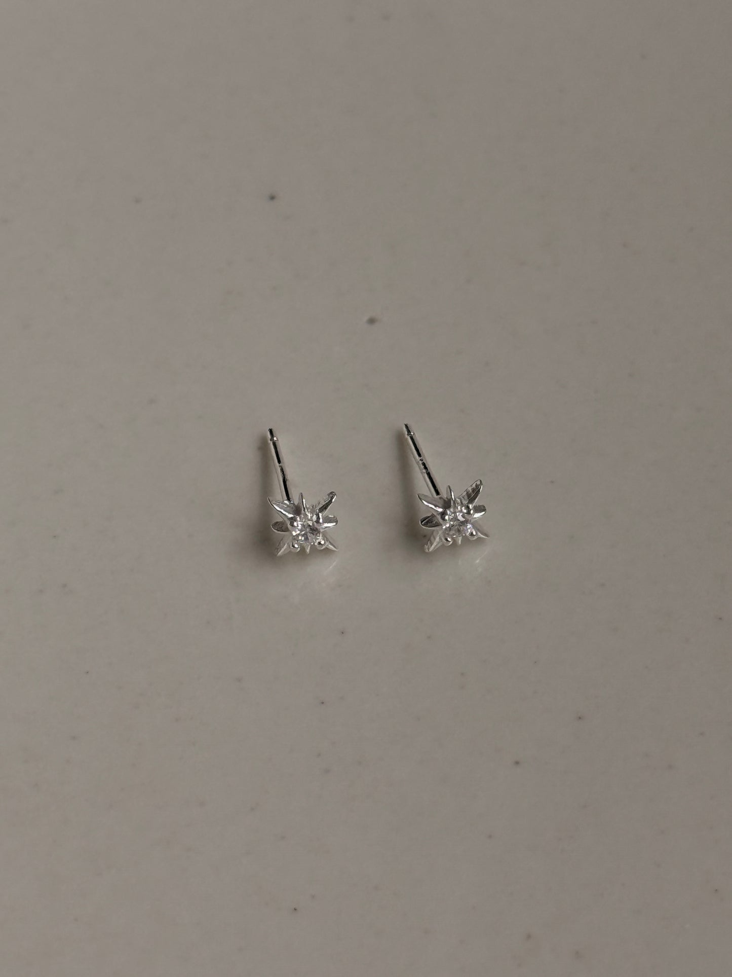 SILVER SPARKLE EARRING
