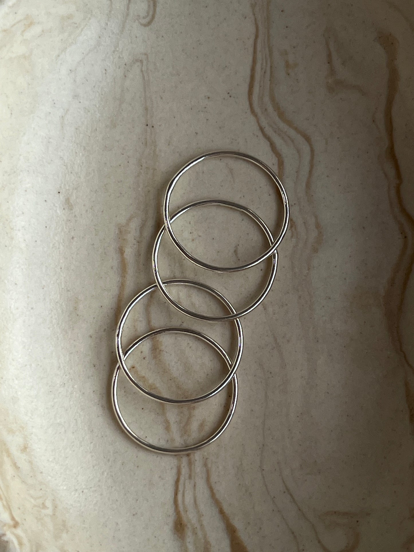 SILVER 1MM RING
