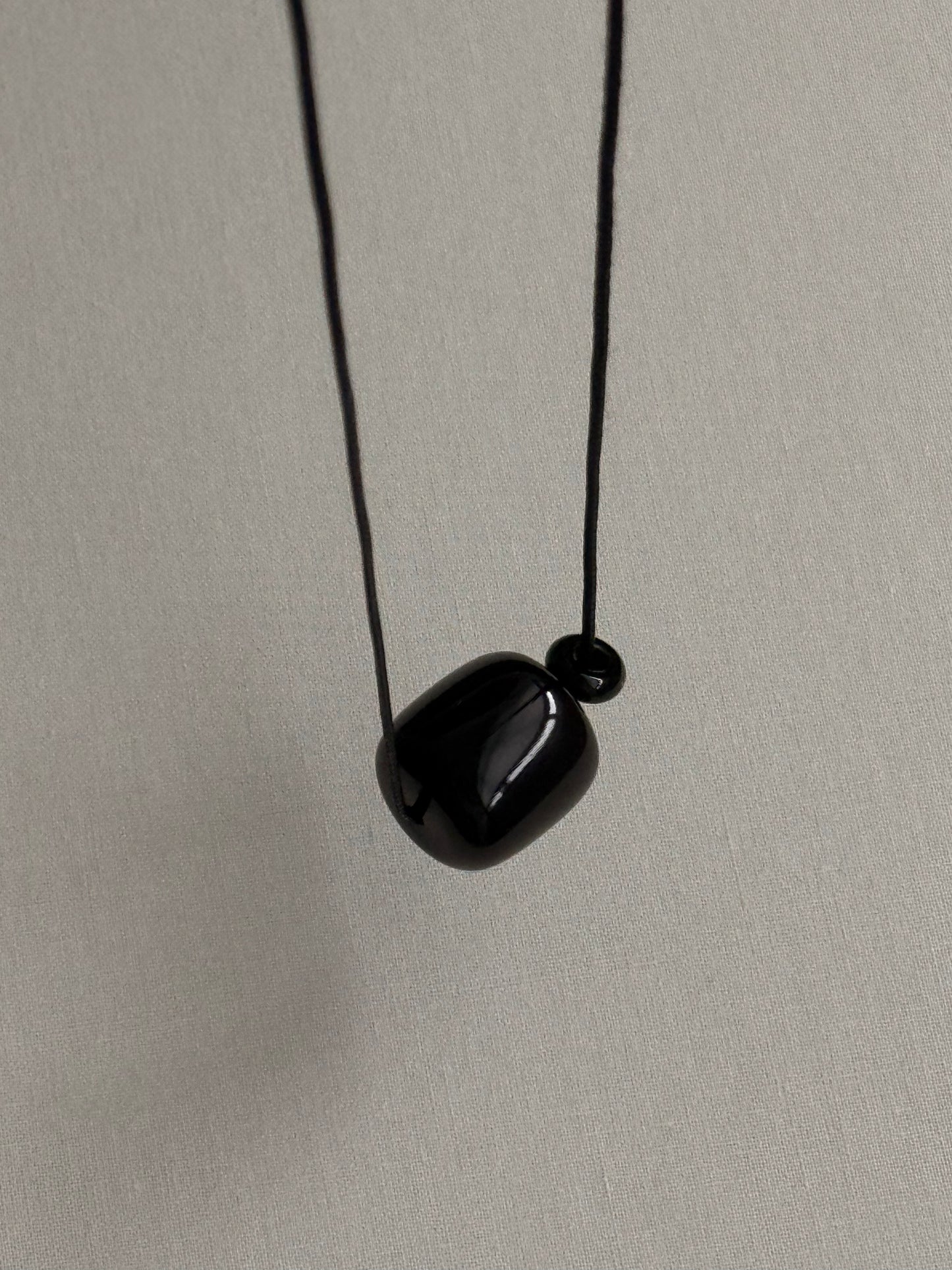 010 NATURAL YAK HORN NECKLACE