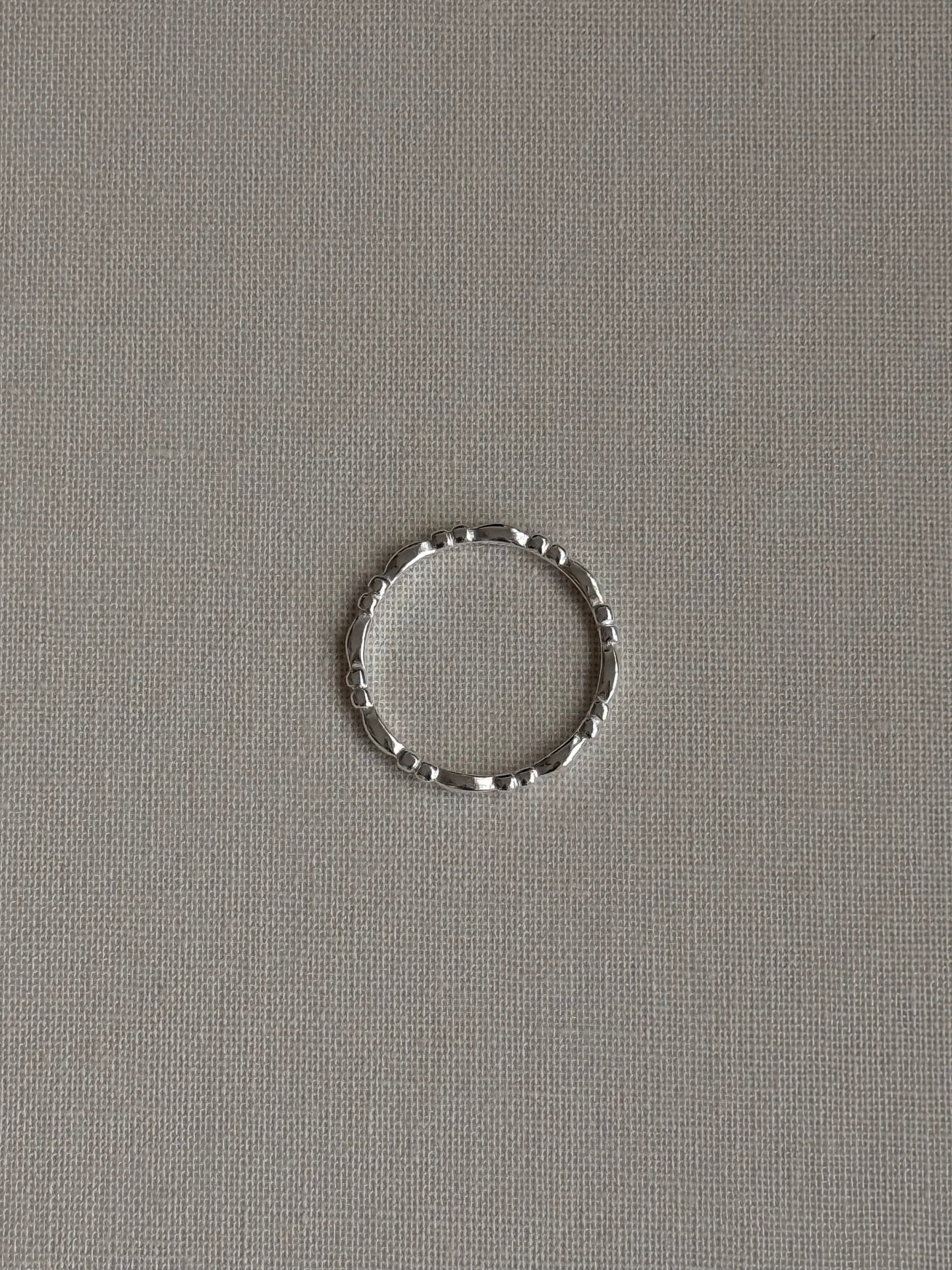 925 SILVER BEADS RING