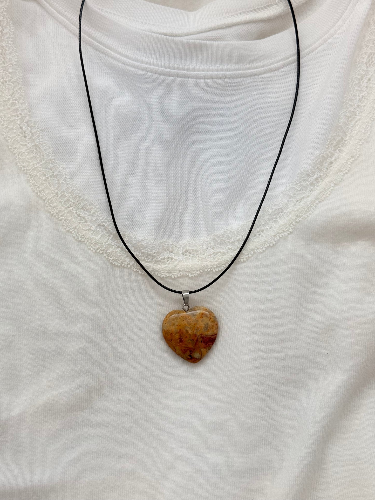 09 CRAZY LACE AGATE NECKLACE
