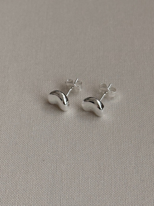 925 SILVER BEAN EARRING