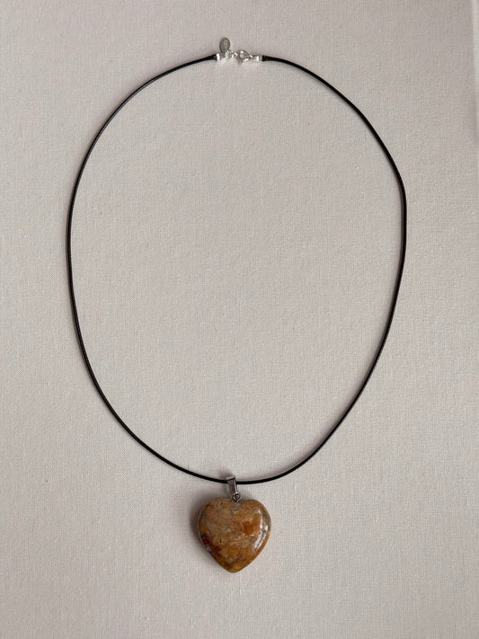09 CRAZY LACE AGATE NECKLACE