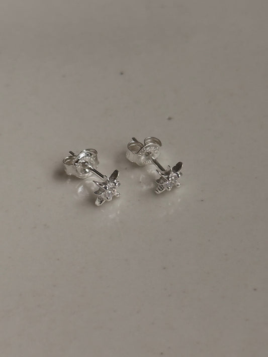 SILVER SPARKLE EARRING