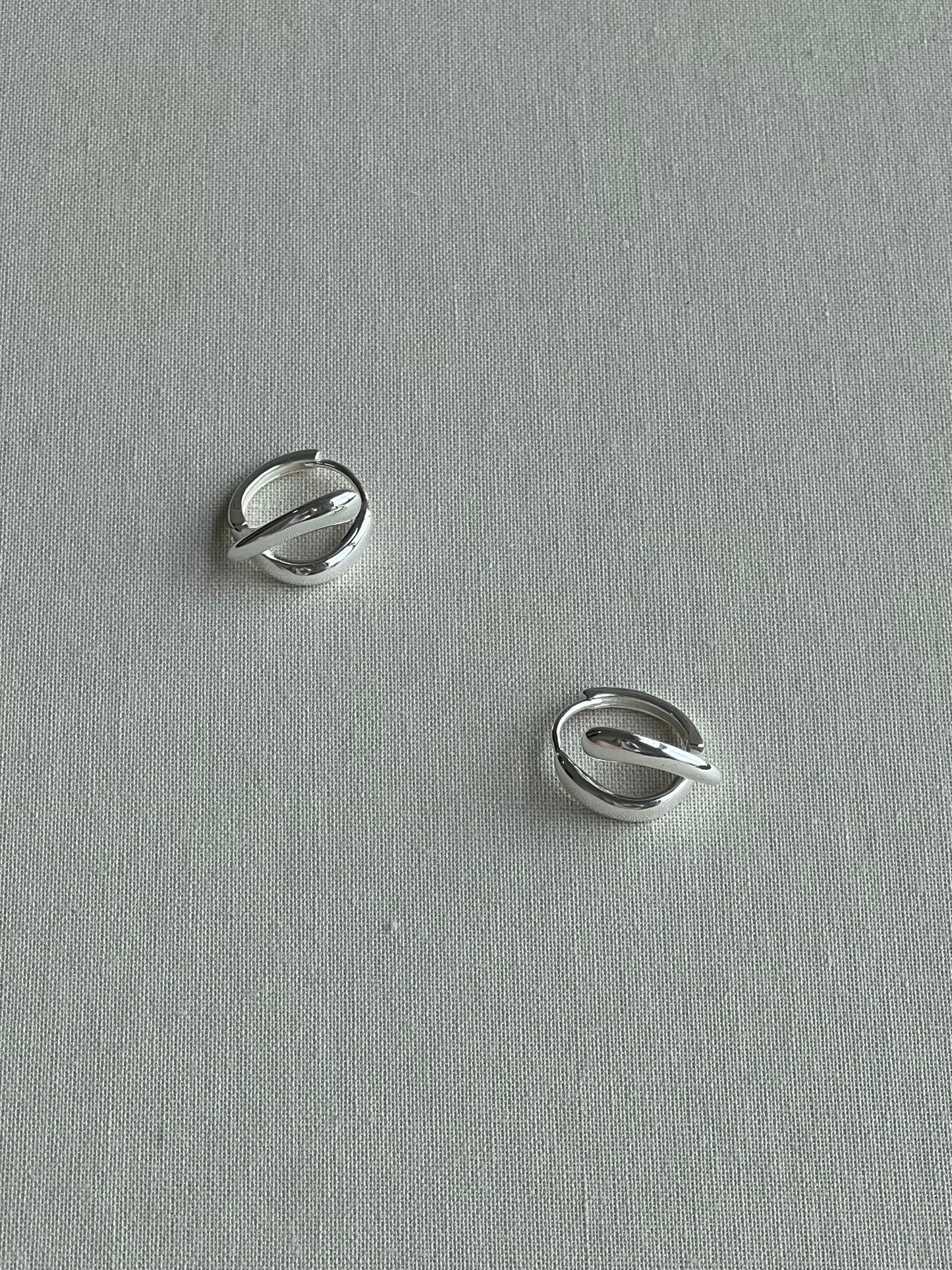 925 SILVER DUO EARRING