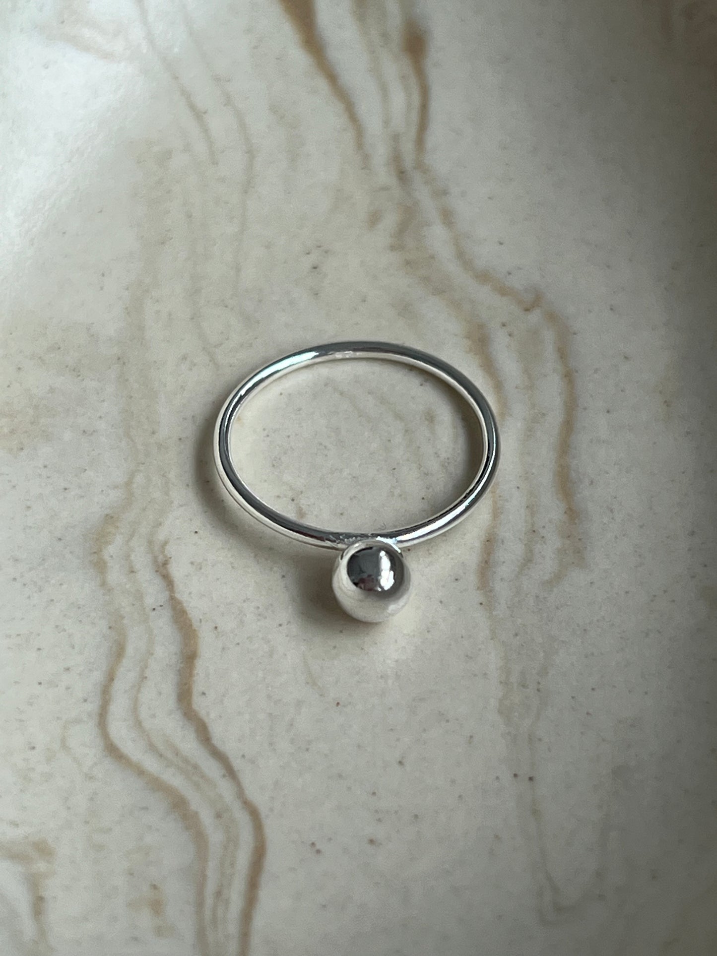 925 SILVER MINI BALL RING