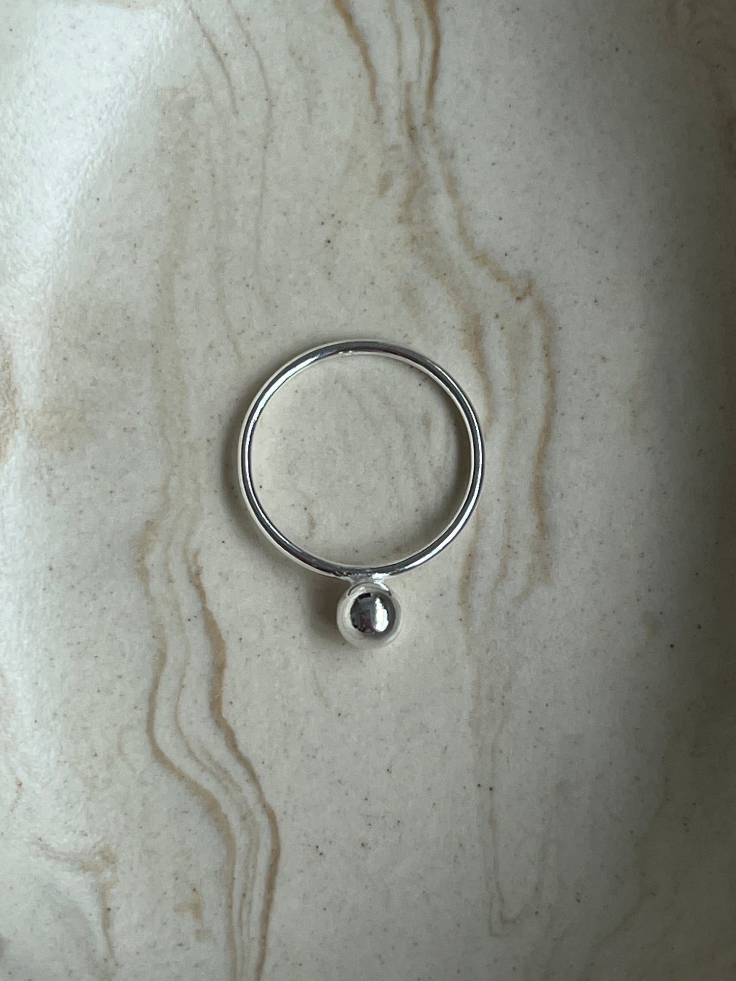 925 SILVER MINI BALL RING